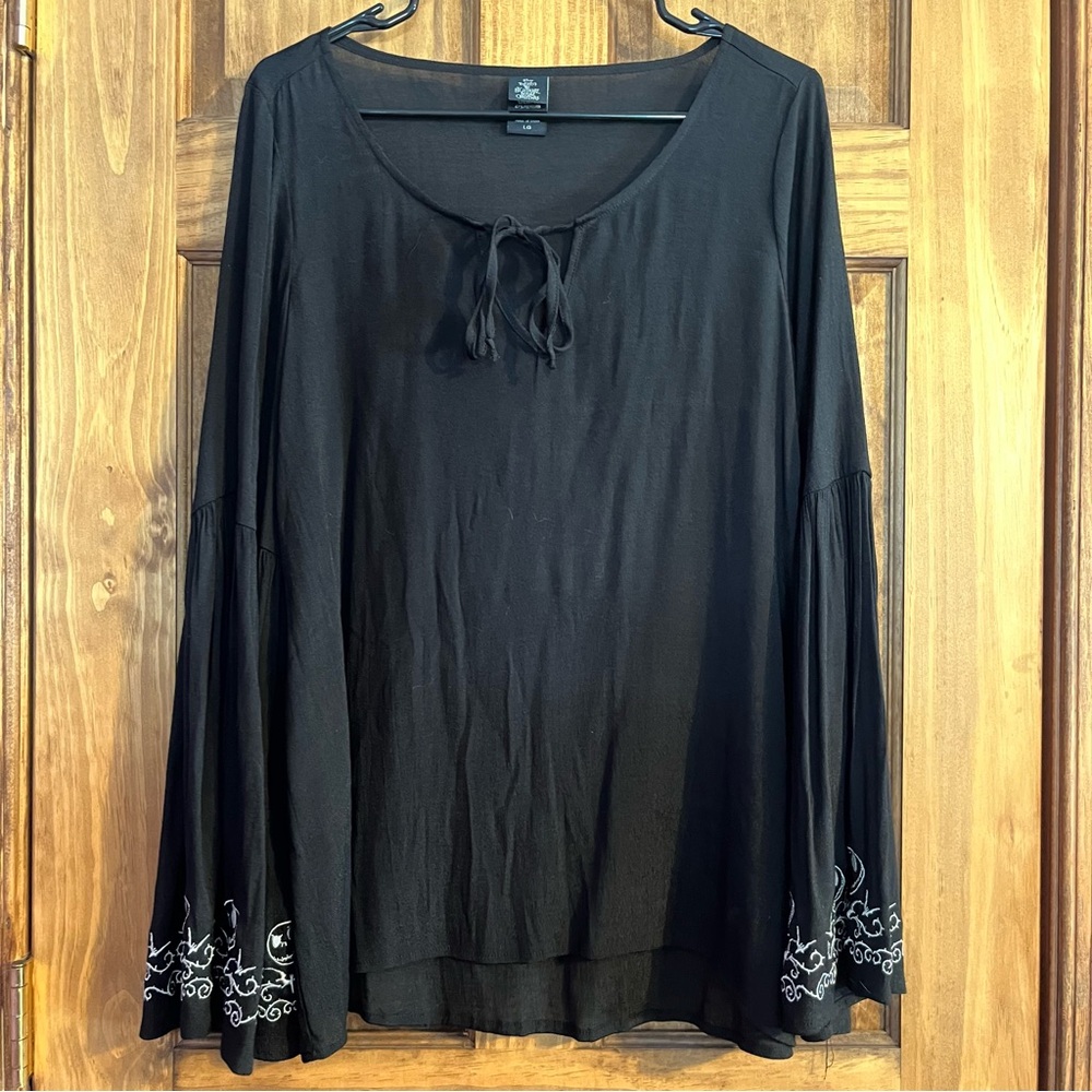 Nightmare Before Christmas Bell Sleeve Top